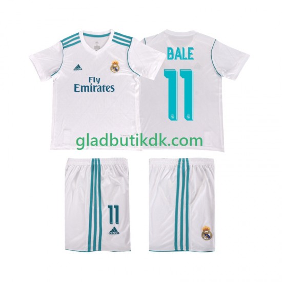 Hjemmebane Trøje Real Madrid Bale 11 Retro 2017 2018 K/Æ Børn(+Shorts)
