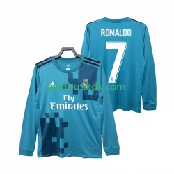 3. Valg Trøje Real Madrid CRISTIANO RONALDO 7 Retro 2017 2018 L/Æ Mænd