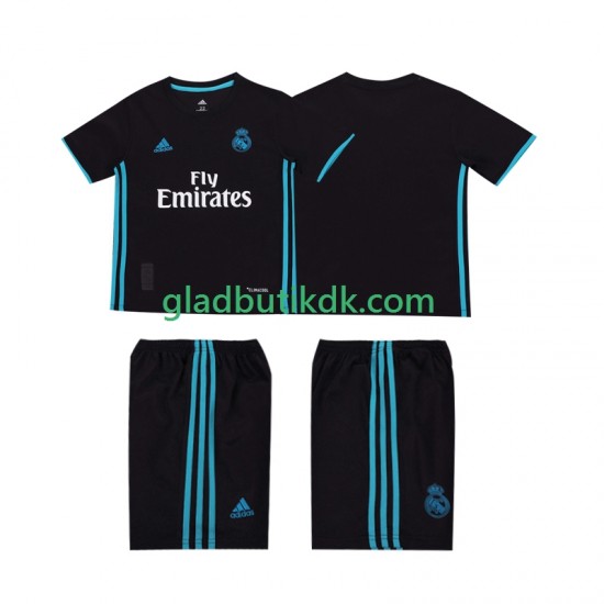 Udebane Trøje Real Madrid Retro 2017 2018 K/Æ Børn(+Shorts)