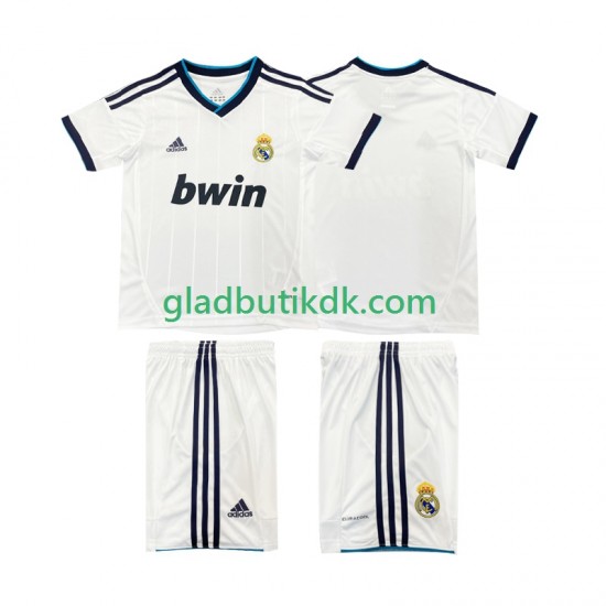 Hjemmebane Trøje Real Madrid Retro 2012 2013 K/Æ Børn(+Shorts)