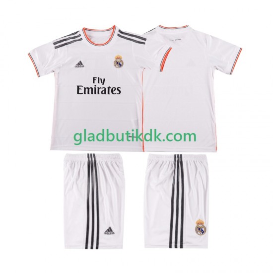 Hjemmebane Trøje Real Madrid Retro 2013 2014 K/Æ Børn(+Shorts)