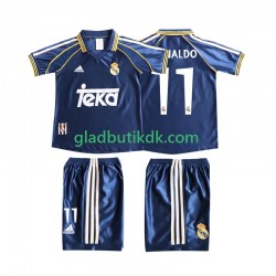 3. Valg Trøje Real Madrid Cristiano Ronaldo 11 Retro 1998 1999 K/Æ Børn(+Shorts)