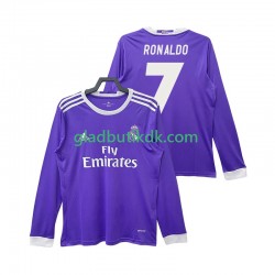 Udebane Trøje Real Madrid Cristiano Ronaldo 7 Retro 2016 2017 L/Æ Mænd