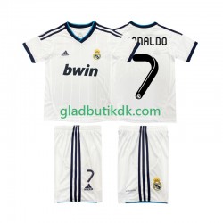 Hjemmebane Trøje Real Madrid Cristiano Ronaldo 7 Retro 2012 2013 K/Æ Børn(+Shorts)