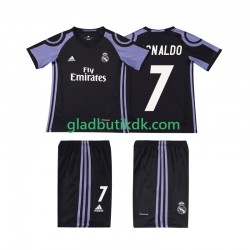 3. Valg Trøje Real Madrid Cristiano Ronaldo 7 Retro 2016 2017 K/Æ Børn(+Shorts)