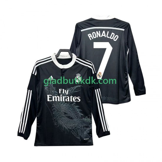 3. Valg Trøje Real Madrid Cristiano Ronaldo 7 Retro 2014 2015 L/Æ Mænd