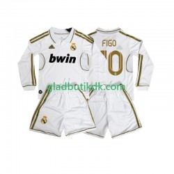 Hjemmebane Trøje Real Madrid FIGO 10 Retro 2011 2012 L/Æ Børn(+Shorts)