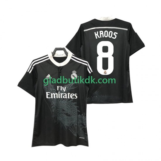 Udebane Trøje Real Madrid KROOS 8 Retro 2014 2015 K/Æ Mænd