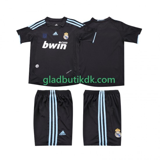 Udebane Trøje Real Madrid Retro 2009 2010 K/Æ Børn(+Shorts)
