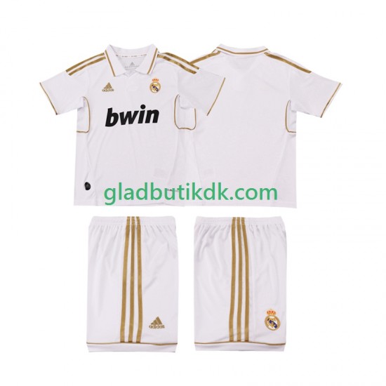 Hjemmebane Trøje Real Madrid Retro 2011 2012 K/Æ Børn(+Shorts)