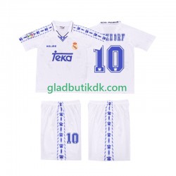 Hjemmebane Trøje Real Madrid SEEDORF 10 Retro 1996 1997 K/Æ Børn(+Shorts)
