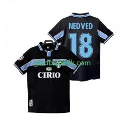 Udebane Trøje SS Lazio NEDVED 18 Retro 1998 1999 K/Æ Mænd
