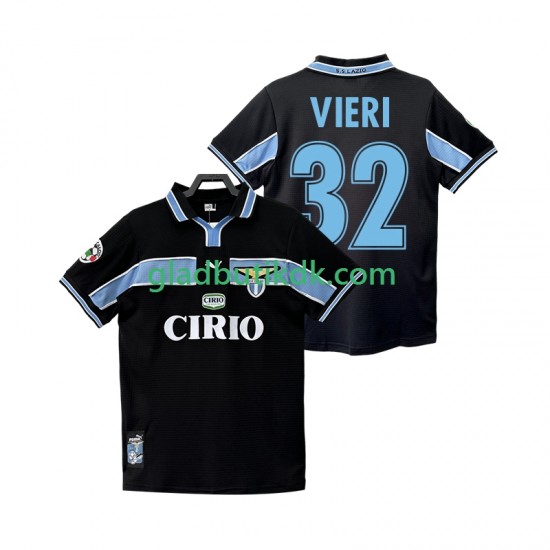 Udebane Trøje SS Lazio VIERI 32 Retro 1998 1999 K/Æ Mænd