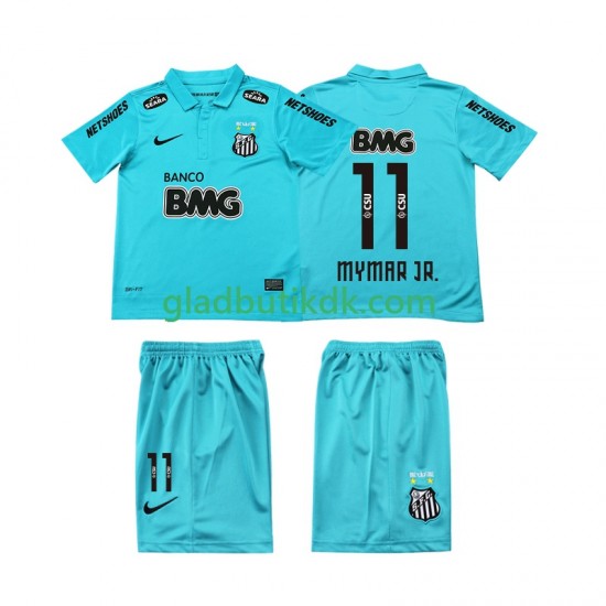 3. Valg Trøje Santos Neymar JR 11 Retro 2011-2012 K/Æ Børn(+Shorts)