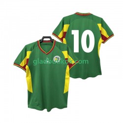 Udebane Trøje Senegal 10 Retro 2002 K/Æ Mænd