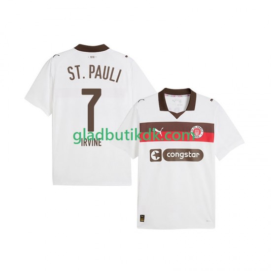 Udebane Trøje St. Pauli Jackson Irvine 7 2025-2026 K/Æ Mænd