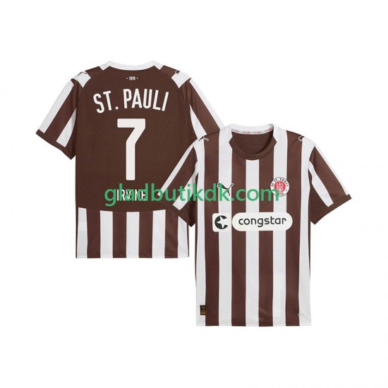 Hjemmebane Trøje St. Pauli Jackson Irvine 7 2025-2026 K/Æ Mænd