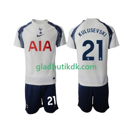Hjemmebane Trøje Tottenham Hotspur Kulusevski 21 2025-2026 K/Æ Børn(+Shorts)
