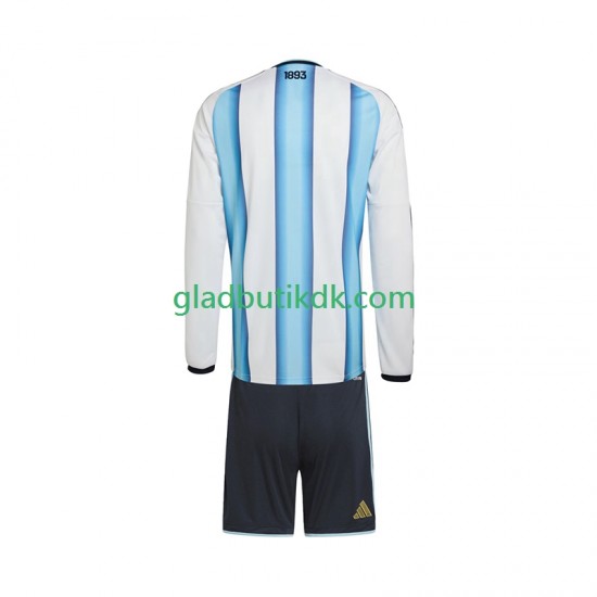 Hjemmebane Trøje Argentina World Cup 2026 L/Æ Børn(+Shorts)
