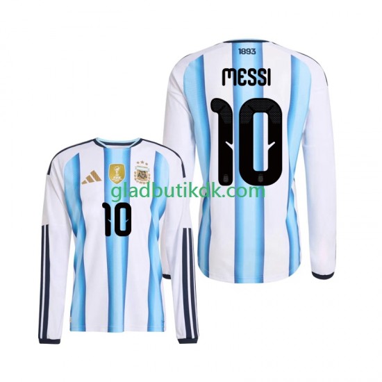 Hjemmebane Trøje Argentina Lionel Messi 10 World Cup 2026 L/Æ Mænd