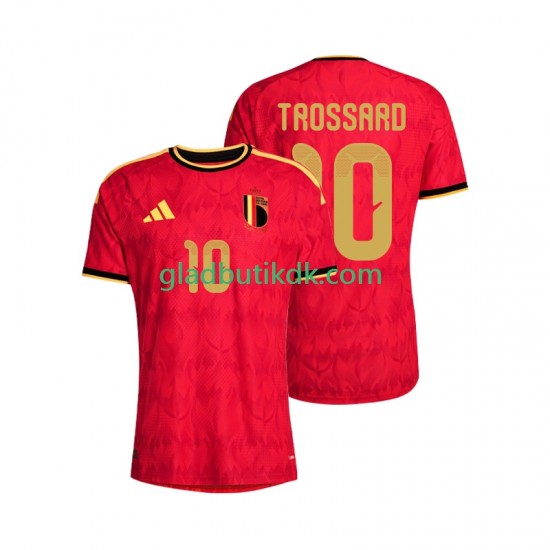 Hjemmebane Trøje Belgien Leandro Trossard 10 World Cup 2026 K/Æ Mænd