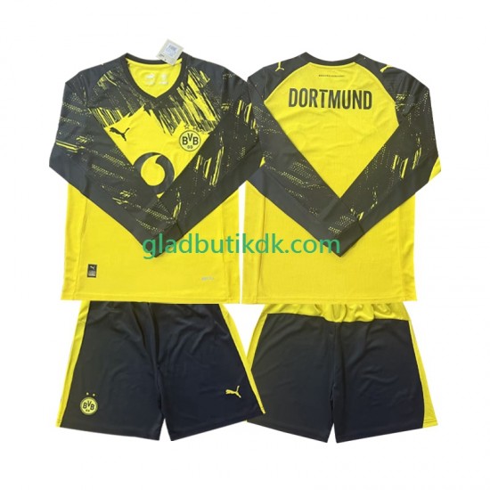 Hjemmebane Trøje Borussia Dortmund 2025-2026 L/Æ Børn(+Shorts)