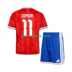 Hjemmebane Trøje Chile Lucas Cepeda 11 2026 K/Æ Børn(+Shorts)