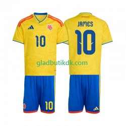 Hjemmebane Trøje Colombia James Rodriguez 10 World Cup 2026 K/Æ Børn(+Shorts)