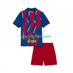 4. Valg Trøje FC Barcelona 2025-2026 K/Æ Børn(+Shorts)