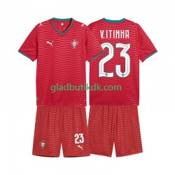 Hjemmebane Trøje Portugal Vitinha 23 World Cup 2026 K/Æ Børn(+Shorts)