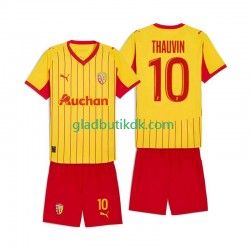 Hjemmebane Trøje RC Lens Florian Thauvin 10 2025-2026 K/Æ Børn(+Shorts)