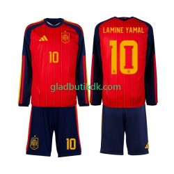 Hjemmebane Trøje Spanien Lamine Yamal 10 World Cup 2026 L/Æ Børn(+Shorts)