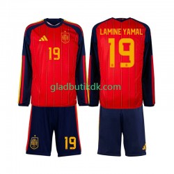 Hjemmebane Trøje Spanien Lamine Yamal 19 World Cup 2026 L/Æ Børn(+Shorts)