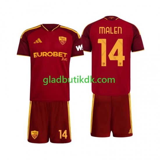 Hjemmebane Trøje AS Roma Donyell Malen 14 2026-2027 K/Æ Børn(+Shorts)