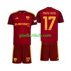 Hjemmebane Trøje AS Roma Manu Kone 17 2026-2027 K/Æ Børn(+Shorts)