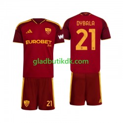 Hjemmebane Trøje AS Roma Paulo Dybala 21 2026-2027 K/Æ Børn(+Shorts)