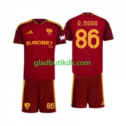 Hjemmebane Trøje AS Roma Rodrigo Mora 86 2026-2027 K/Æ Børn(+Shorts)