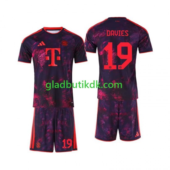3. Valg Trøje FC Bayern München Alphonso Davies 19 2026-2027 K/Æ Børn(+Shorts)