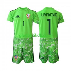 Hjemmebane Trøje Kroatien Målmand Dominik Livakovic 25 2026-2027 K/Æ Børn(+Shorts)
