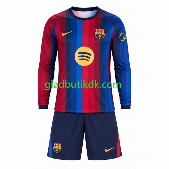 Hjemmebane Trøje FC Barcelona 2026-2027 L/Æ Børn(+Shorts)