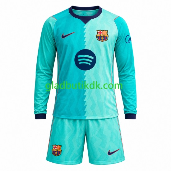 3. Valg Trøje FC Barcelona 2026-2027 L/Æ Børn(+Shorts)