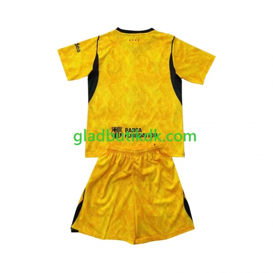 4. Valg Trøje FC Barcelona Målmand 2026-2027 K/Æ Børn(+Shorts)