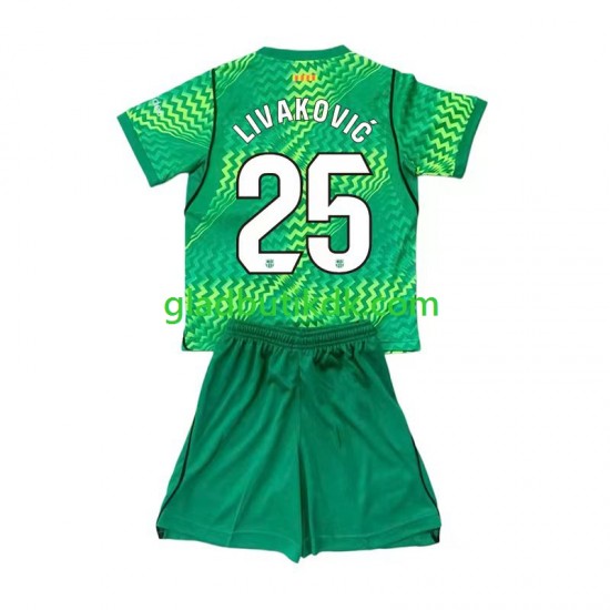 Hjemmebane Trøje FC Barcelona Målmand Dominik Livakovic 25 2026-2027 K/Æ Børn(+Shorts)
