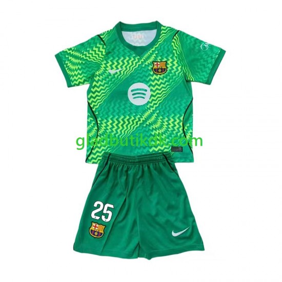 Hjemmebane Trøje FC Barcelona Målmand Dominik Livakovic 25 2026-2027 K/Æ Børn(+Shorts)