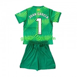 Hjemmebane Trøje FC Barcelona Målmand Joan Garcia 1 2026-2027 K/Æ Børn(+Shorts)