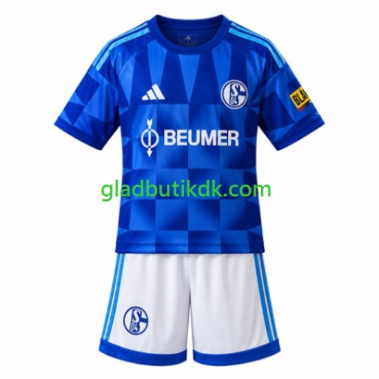 Hjemmebane Trøje Schalke 04 FC 2026-2027 K/Æ Børn(+Shorts)