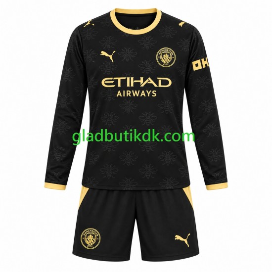 Udebane Trøje Manchester City 2026-2027 L/Æ Børn(+Shorts)