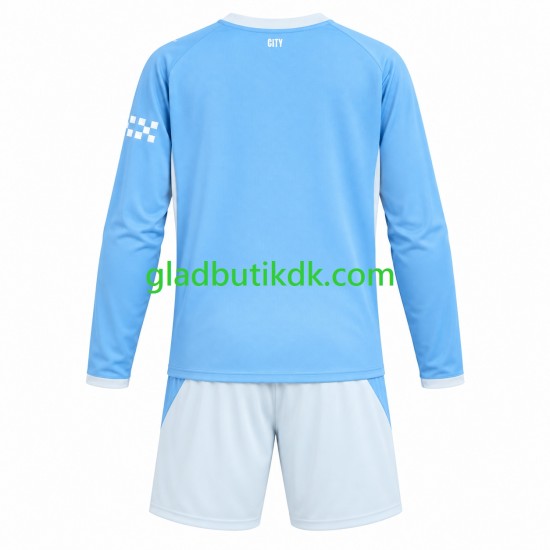 Hjemmebane Trøje Manchester City 2026-2027 L/Æ Børn(+Shorts)