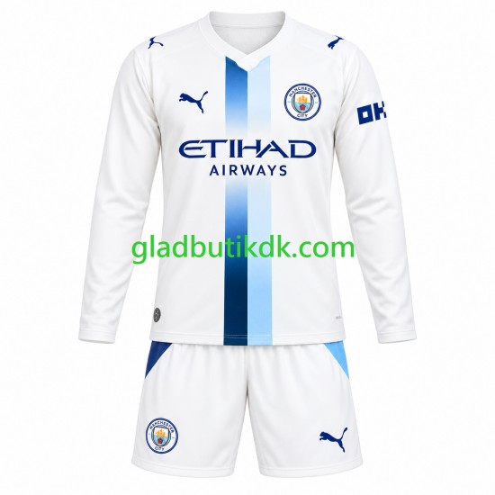 3. Valg Trøje Manchester City 2026-2027 L/Æ Børn(+Shorts)