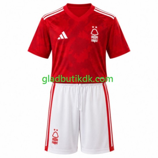 Hjemmebane Trøje Nottingham Forest 2026-2027 K/Æ Børn(+Shorts)
